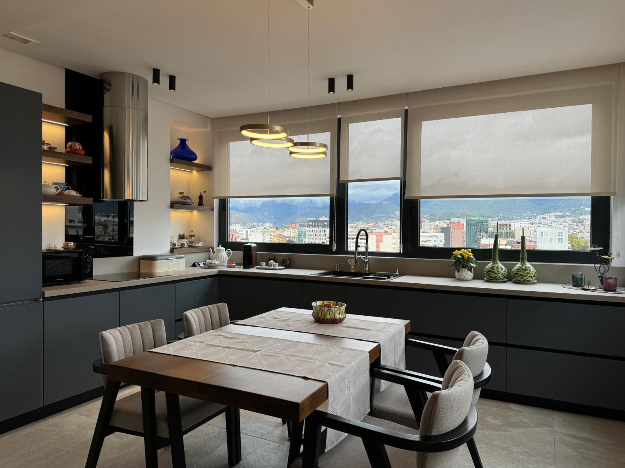 "Superattico" - Central Tirana Gorgeous Penthouse, Free Parking Eksteriør billede